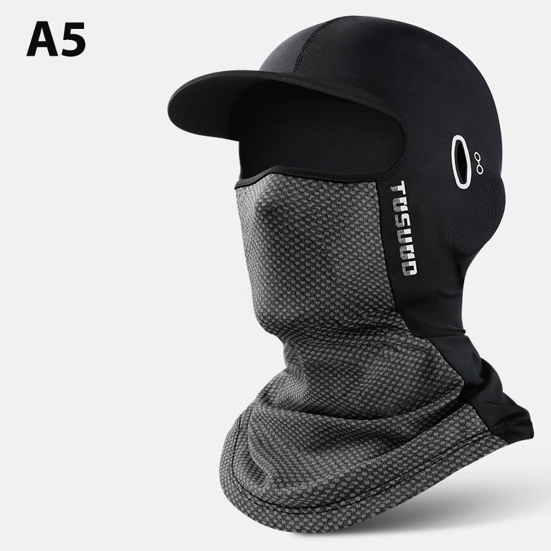1pc Summer Ice Silk Sunscreen Headgear Motorcycle Helmet Lined Hood Equipment Bike Head Cover Tactical Cap Fishing Cycling