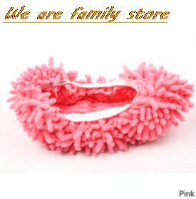 1 PC Dust Cleaner Grazing Slippers House Bathroom Floor Cleaning Mop Cloths Clean Slipper Microfiber Lazy Shoes Cover
