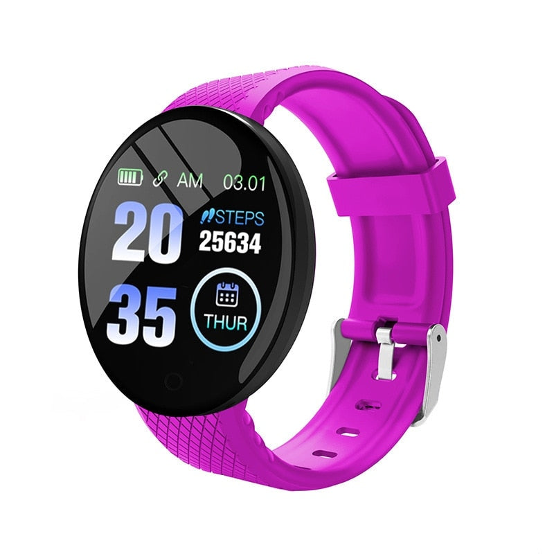 D18 Smartwatch Circular Color Screen With Multiple Sports Modes Call Information Reminder Photo Taking Music Smart Bracelet
