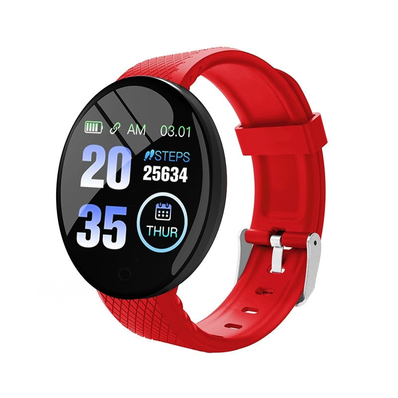 D18 Smartwatch Circular Color Screen With Multiple Sports Modes Call Information Reminder Photo Taking Music Smart Bracelet
