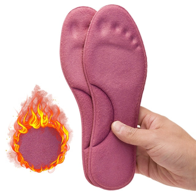 Self-heated Insoles Feet Massage Thermal Thicken Insole Memory Foam Shoe Pads Winter Warm Men Women Sports Shoes Pad Accessories