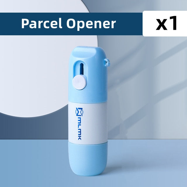 Thermal Paper Correction Fluid with Knife Parcel Box Opener Home Office Anti Peep Identity Information Privacy Protector Eraser