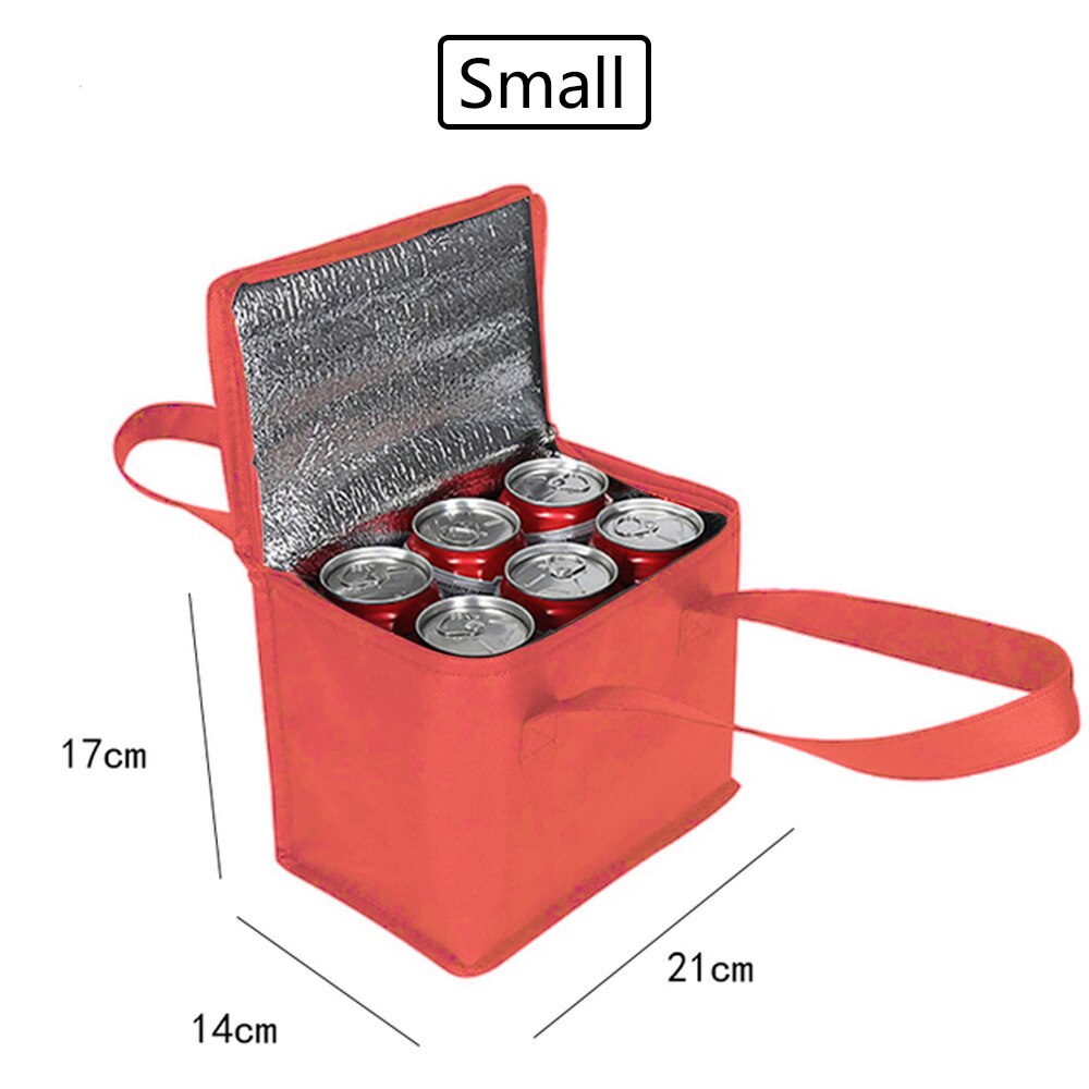 Portable Lunch Cooler Bag Beach Cooler Bag Soft Cooler Bags Folding Insulation Picnic Ice Pack Lunch Cooler Bag