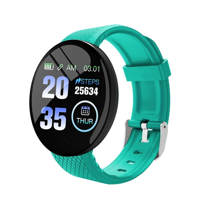 D18 Smartwatch Circular Color Screen With Multiple Sports Modes Call Information Reminder Photo Taking Music Smart Bracelet