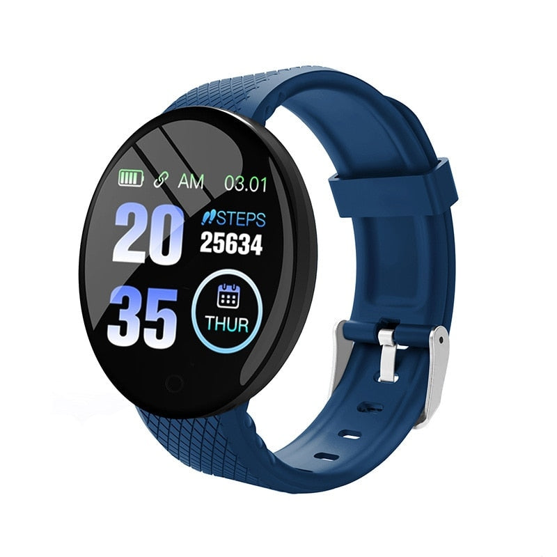 D18 Smartwatch Circular Color Screen With Multiple Sports Modes Call Information Reminder Photo Taking Music Smart Bracelet