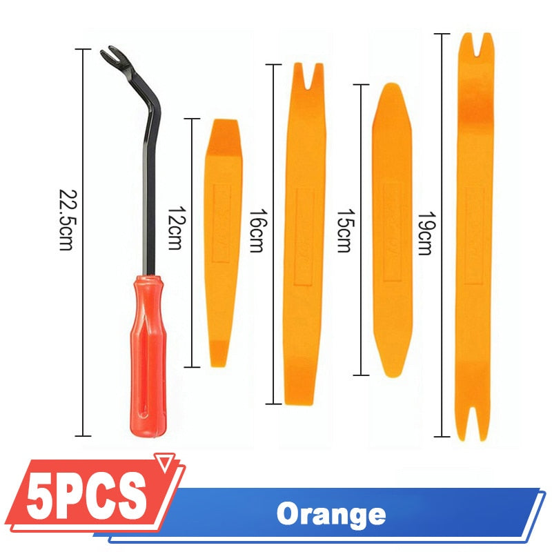 Auto Door Clip Panel Trim Removal Tool Kits Navigation Disassembly Blades Car Interior Plastic Seesaw Conversion Repairing Tools