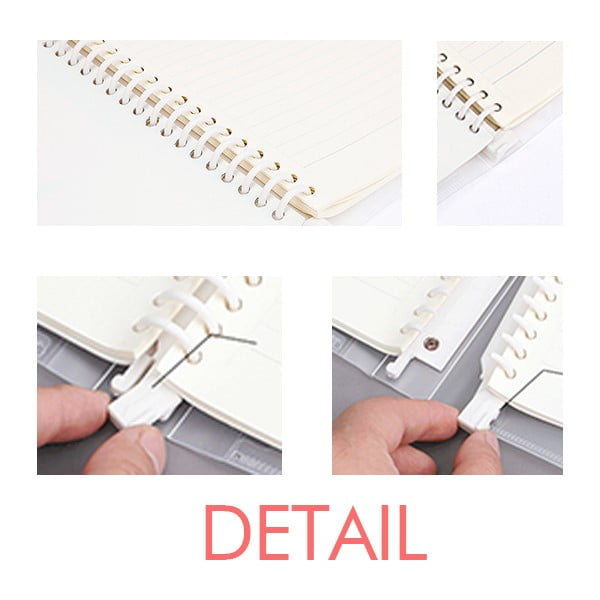 Colorized Illustration Pattern Sun Glasses Notebook Loose Diary Refill
