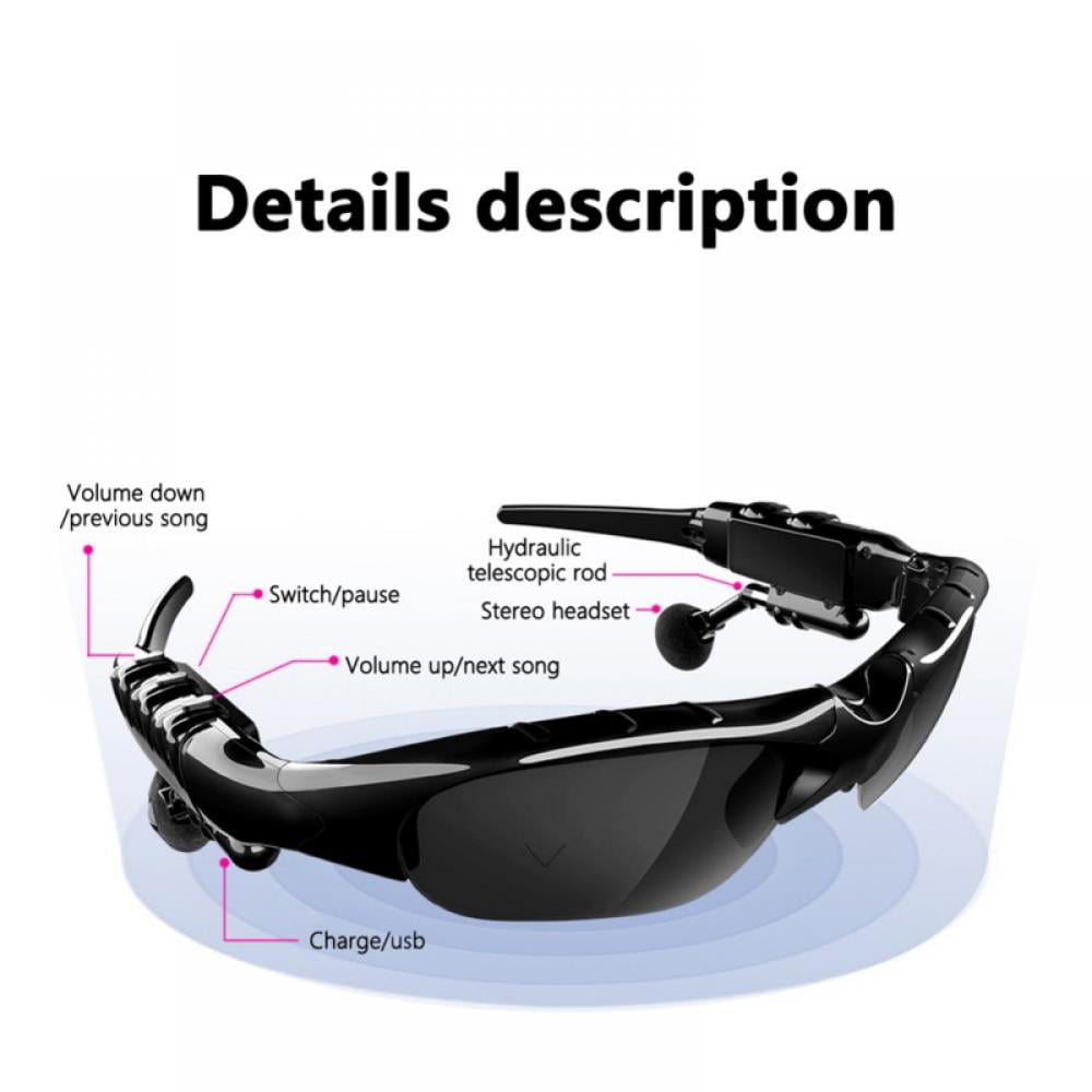 Sunglasses Bluetooth Earphone Outdoor Sport Glasses Wireless Headset w