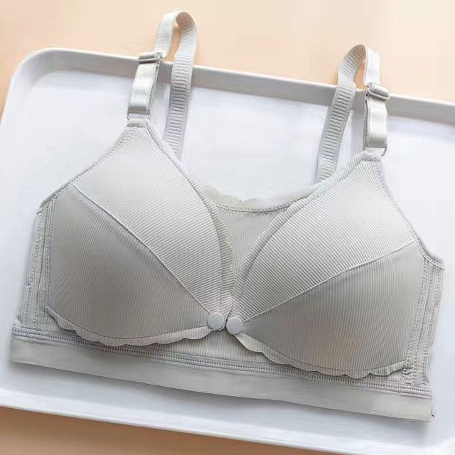 CXZD Breastfeeding Bras Maternity Nursing Bra for Feeding Nursing Underwear Clothes for Pregnant Women Wirefree Breathable Bra