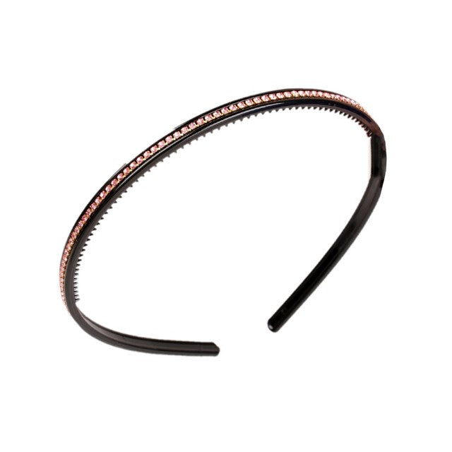 Fashion Pearl Non-Slip Rhinestone Hairbands Elastic Flower Women Hair Hoop Bands Headband Bezel Girls Hair Accessories Headdress