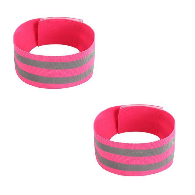 Reflective Bands Elastic Armband Wristband Ankle Leg Straps Safety Reflector Tape Straps for Night Jogging Biking Running