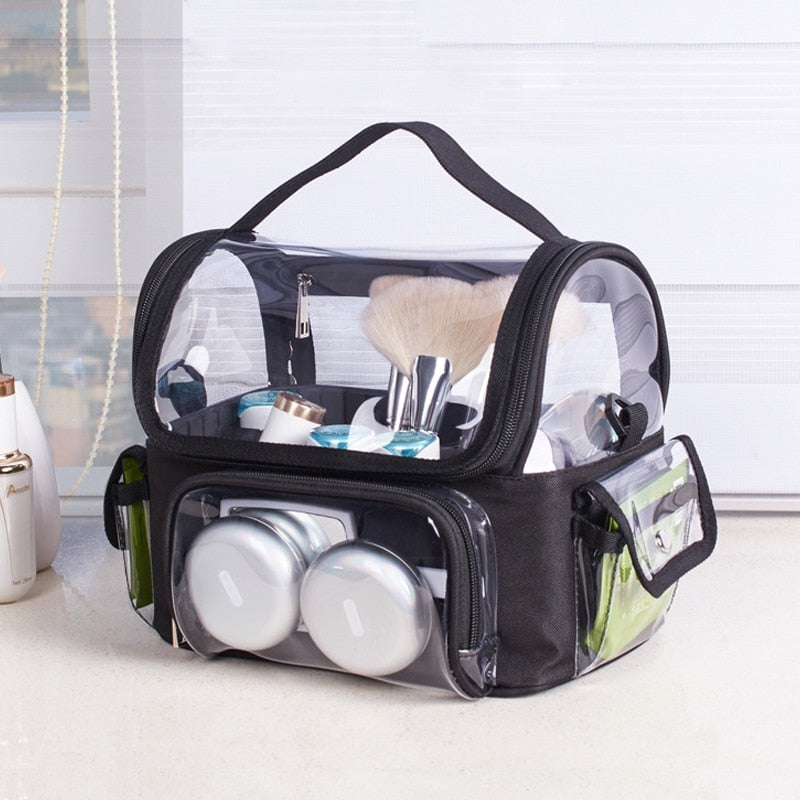 2023 New Makeup Bag for Women Professional Large Capacity Waterproof Travel Tattoo Cosmetic Bags with Compartments