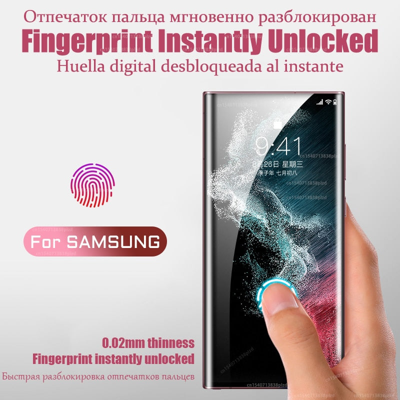 For Samsung Galaxy S23 S22 S21 S20 Plus Ultra Screen Protector Note 20 10 9 S10 S9 Lite FE S10E S20FE S21FE 5G S 23 Note20 Film