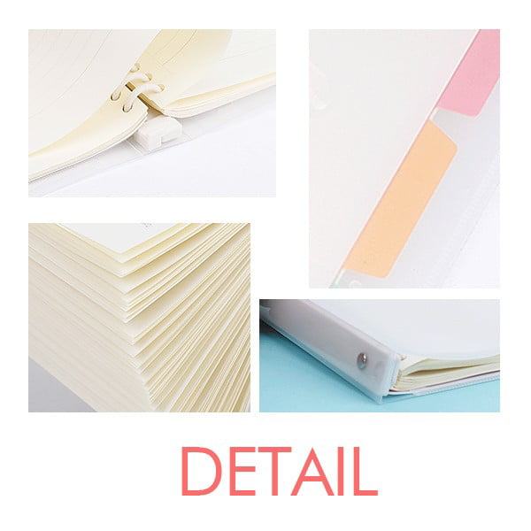 Colorized Illustration Pattern Sun Glasses Notebook Loose Diary Refill