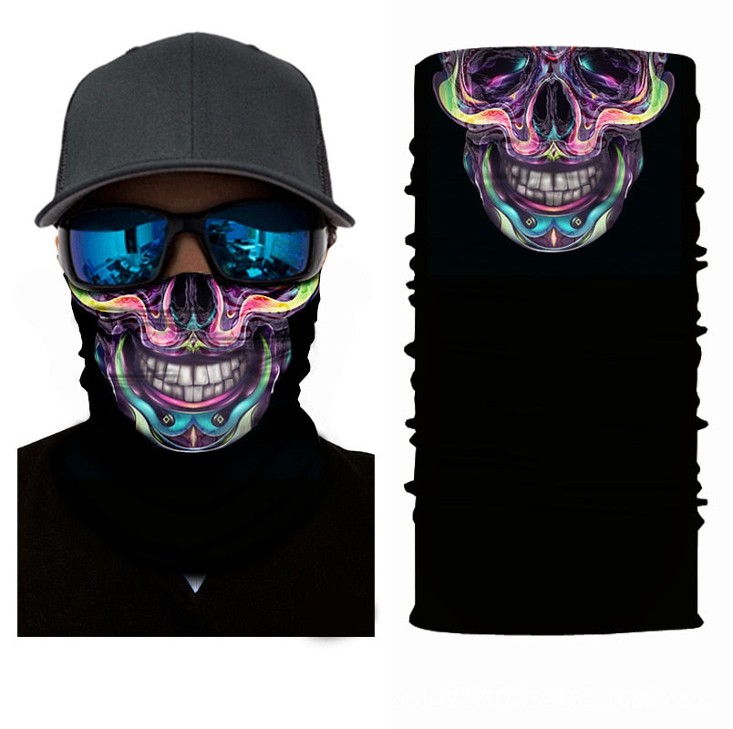 Outdoor Sports Seamless Bandanas Neck Gaiter Buffs Face Shield Motorcycle Cycling Balaclava Headband Mask Hiking Fishing Scarf