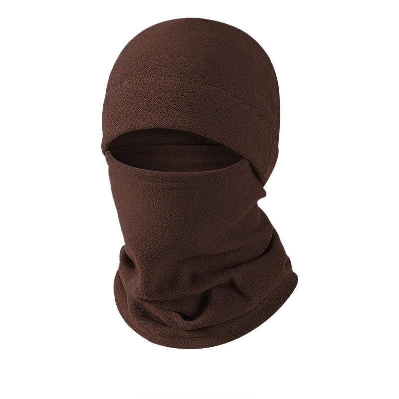 Winter Polar Coral Fleece Balaclava Men Face Mask Neck Warmer Beanies Thermal Head Cover Tactical Military Sports Scarf Ski Caps