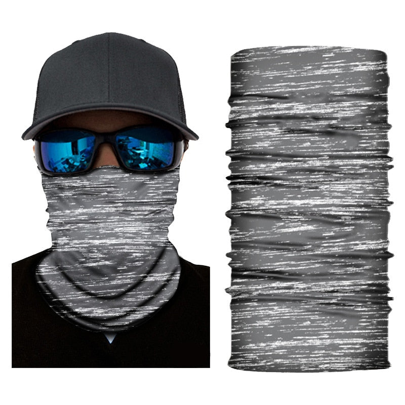 Outdoor Bandana Man Seamless Balaclava Buffs Neck Warmer Cycling Motorcycle Scarf Windproof Sun Protection Fishing Face Mask