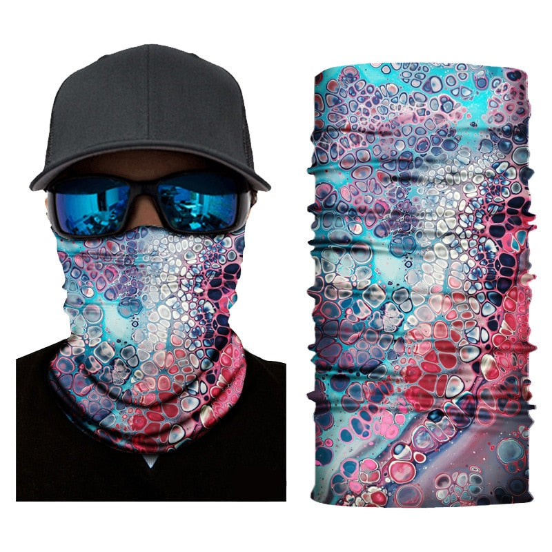 Outdoor Bandana Man Seamless Balaclava Buffs Neck Warmer Cycling Motorcycle Scarf Windproof Sun Protection Fishing Face Mask