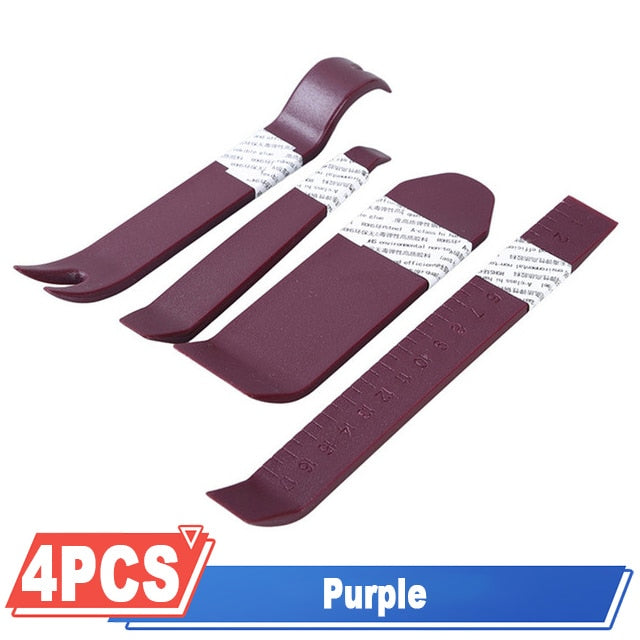 Auto Door Clip Panel Trim Removal Tool Kits Navigation Disassembly Blades Car Interior Plastic Seesaw Conversion Repairing Tools