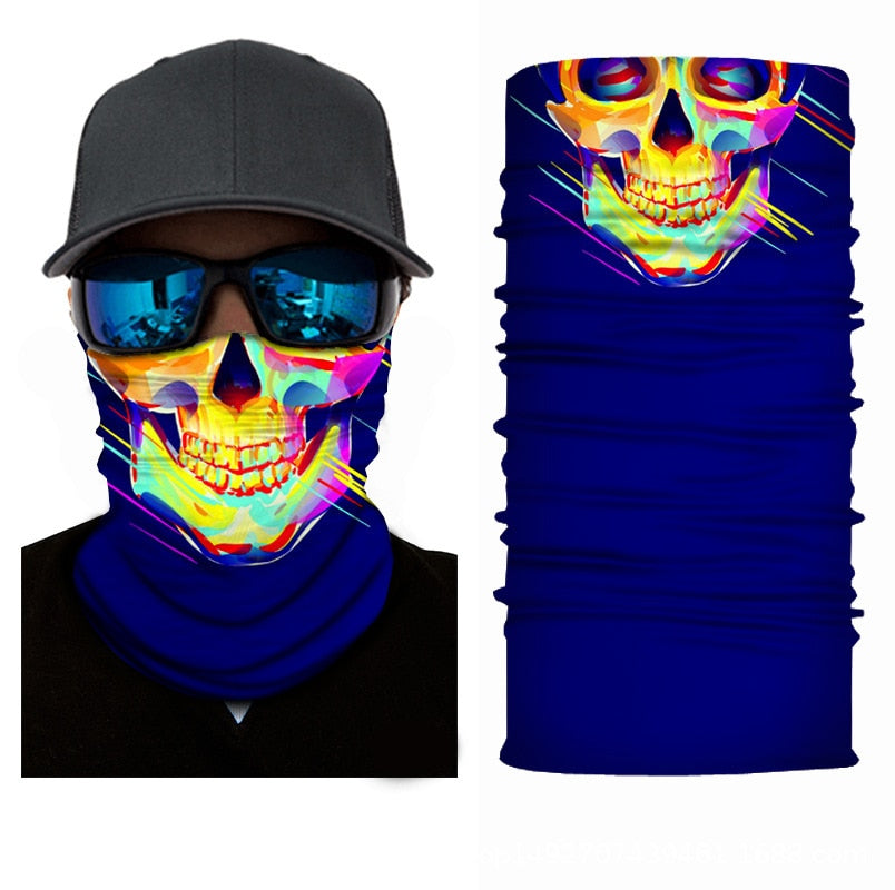 Outdoor Sports Seamless Bandanas Neck Gaiter Buffs Face Shield Motorcycle Cycling Balaclava Headband Mask Hiking Fishing Scarf