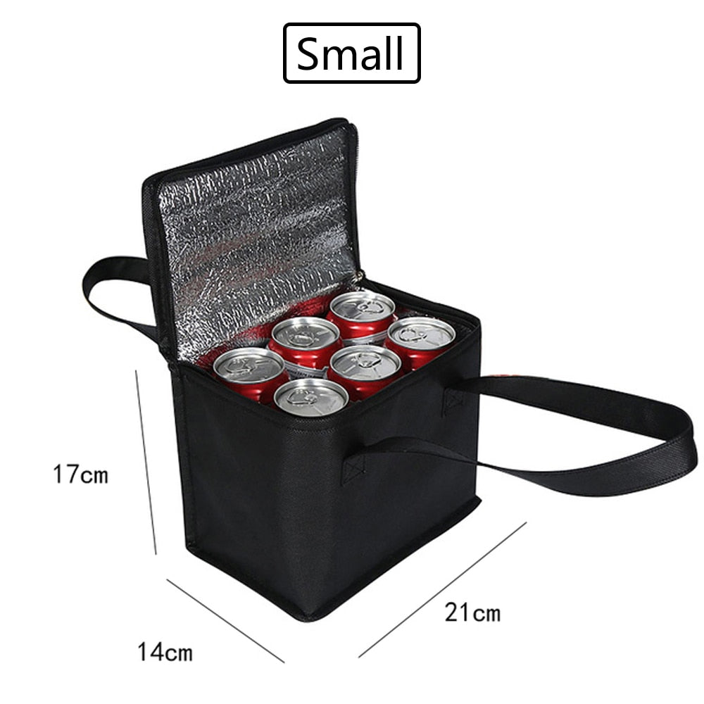 Portable Lunch Cooler Bag Beach Cooler Bag Soft Cooler Bags Folding Insulation Picnic Ice Pack Lunch Cooler Bag