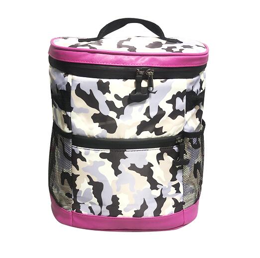 RTS US Waterproof Cooler Bag Thermal Insulated Bag Black Leopard Cow Cooler Backpacks Lunch Food Box For Camp Travel Cooler Dom