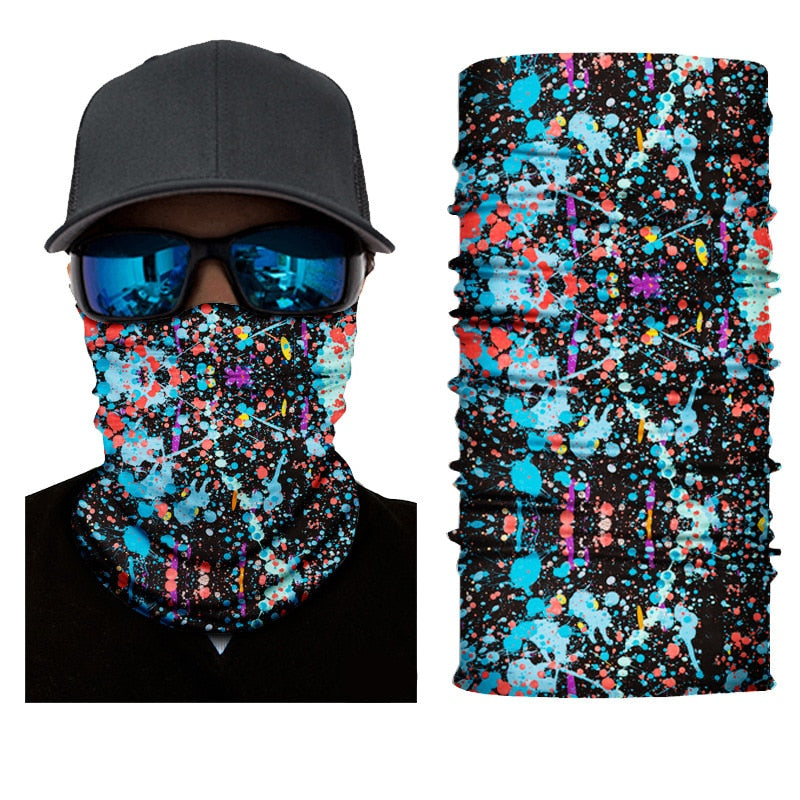 Outdoor Bandana Man Seamless Balaclava Buffs Neck Warmer Cycling Motorcycle Scarf Windproof Sun Protection Fishing Face Mask