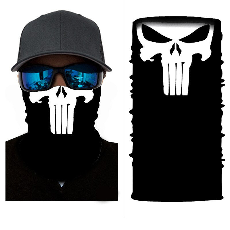 Outdoor Sports Seamless Bandanas Neck Gaiter Buffs Face Shield Motorcycle Cycling Balaclava Headband Mask Hiking Fishing Scarf