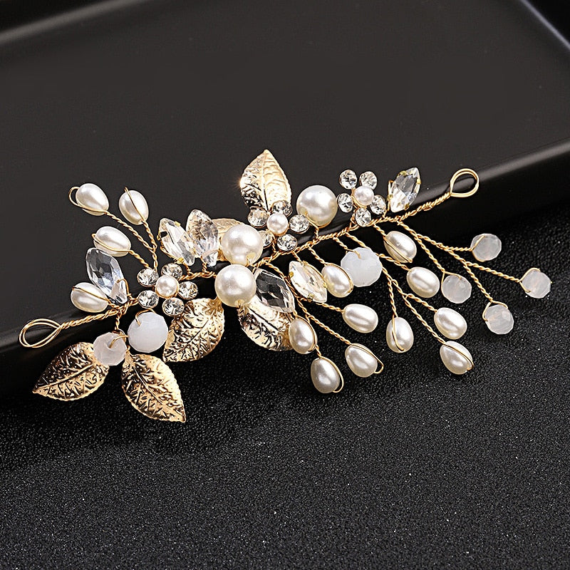 Crystal Wedding Hair Combs Miraculous Women Headbands Accessories Flower Bridal Headpiece Clip Bride Jewelry Gift
