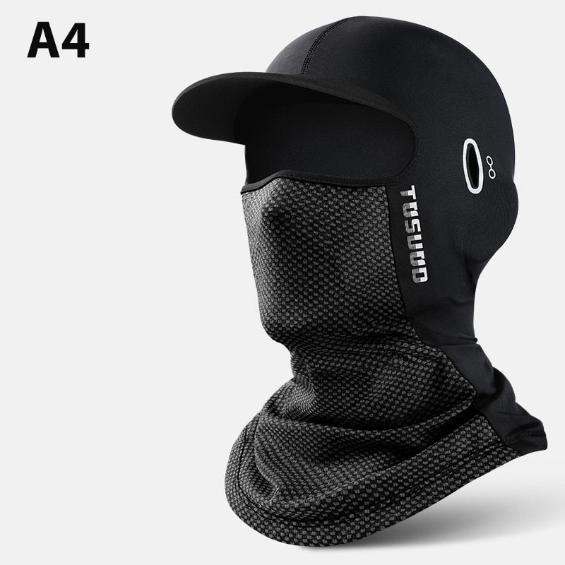 1pc Summer Ice Silk Sunscreen Headgear Motorcycle Helmet Lined Hood Equipment Bike Head Cover Tactical Cap Fishing Cycling