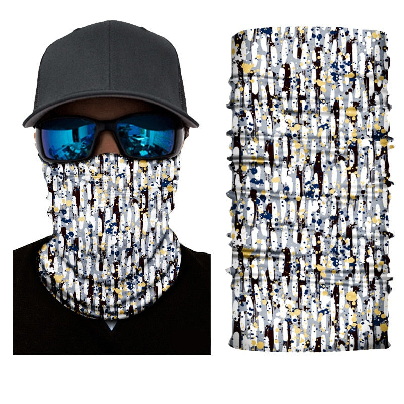 Outdoor Bandana Man Seamless Balaclava Buffs Neck Warmer Cycling Motorcycle Scarf Windproof Sun Protection Fishing Face Mask