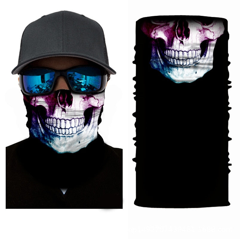 Outdoor Sports Seamless Bandanas Neck Gaiter Buffs Face Shield Motorcycle Cycling Balaclava Headband Mask Hiking Fishing Scarf