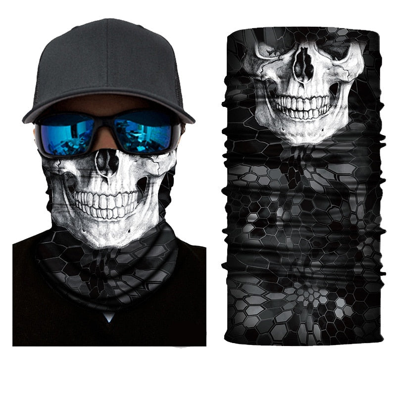 Outdoor Sports Seamless Bandanas Neck Gaiter Buffs Face Shield Motorcycle Cycling Balaclava Headband Mask Hiking Fishing Scarf