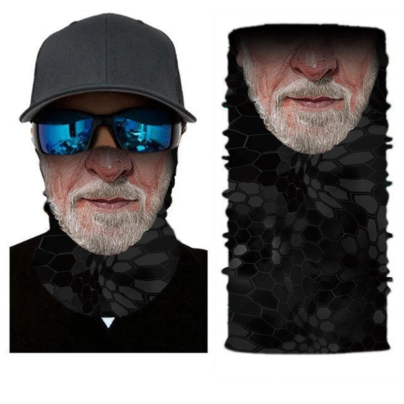 Outdoor Sports Seamless Bandanas Neck Gaiter Buffs Face Shield Motorcycle Cycling Balaclava Headband Mask Hiking Fishing Scarf