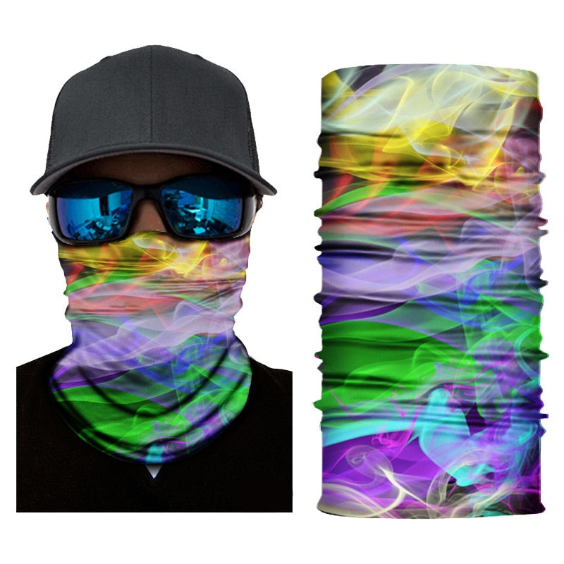Outdoor Bandana Man Seamless Balaclava Buffs Neck Warmer Cycling Motorcycle Scarf Windproof Sun Protection Fishing Face Mask