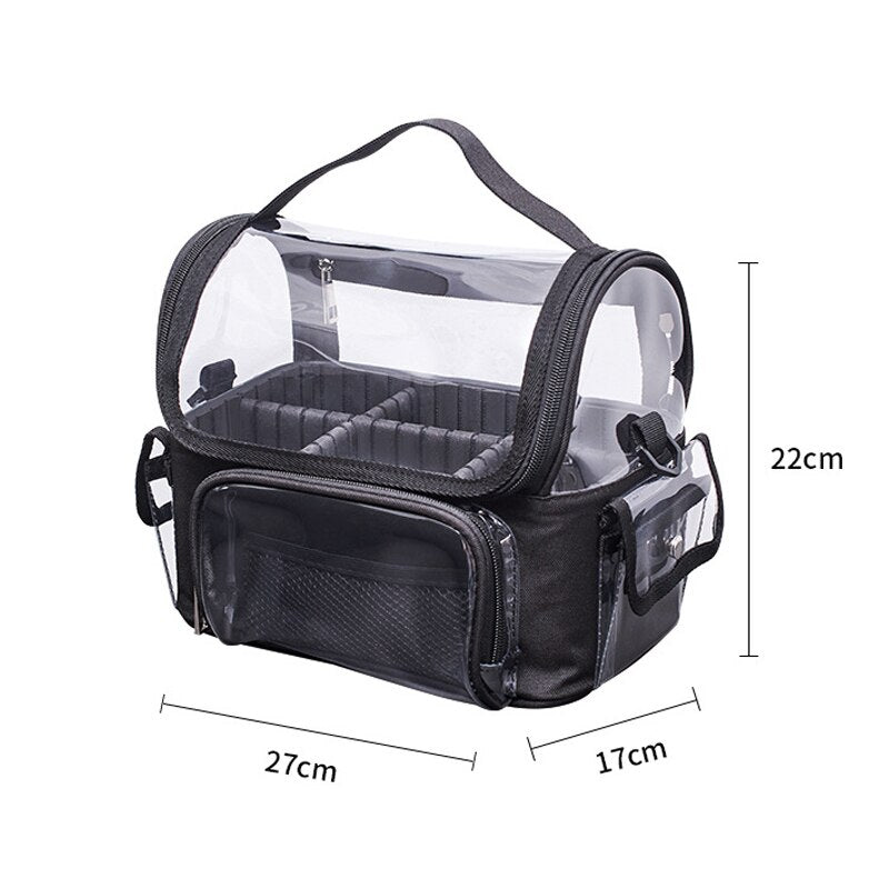 2023 New  Makeup Bag for Women Professional Large Capacity Waterproof Travel Tattoo Cosmetic Bags with Compartments