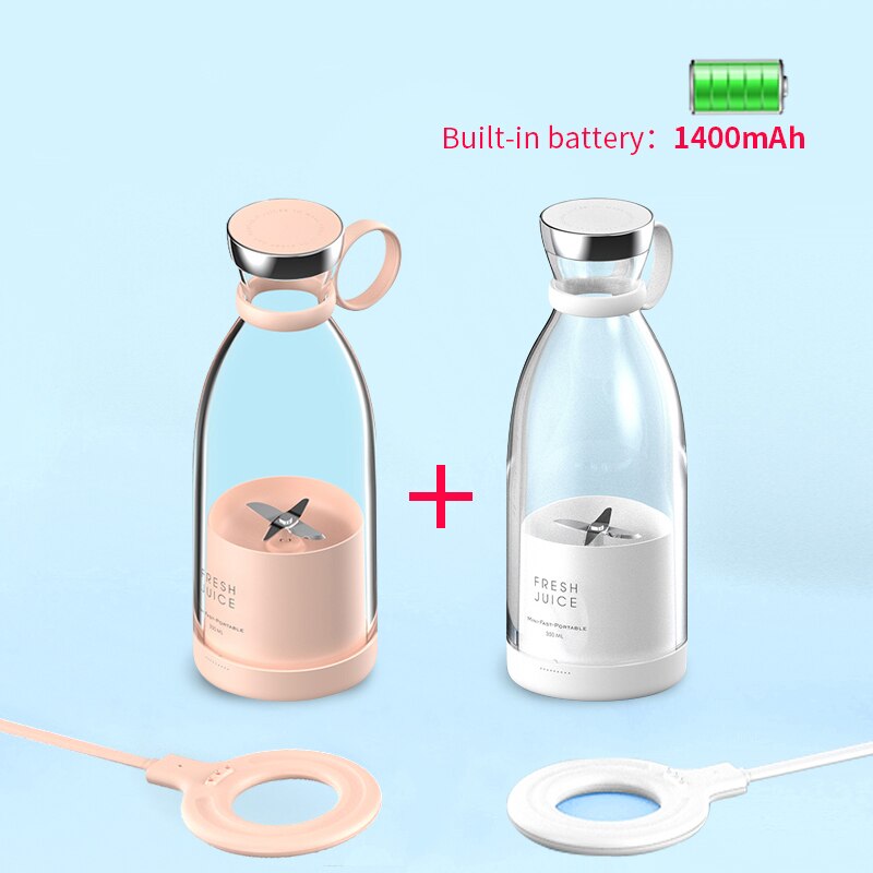 REUP Portable Electric Juicer Blender Usb Mini Fruit Mixers Juicers for VIP Dropshipping Customer Ship In 24h