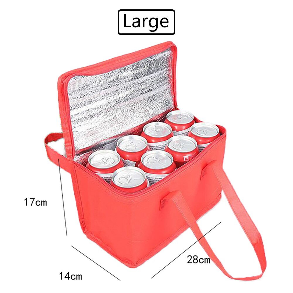 Portable Lunch Cooler Bag Beach Cooler Bag Soft Cooler Bags Folding Insulation Picnic Ice Pack Lunch Cooler Bag