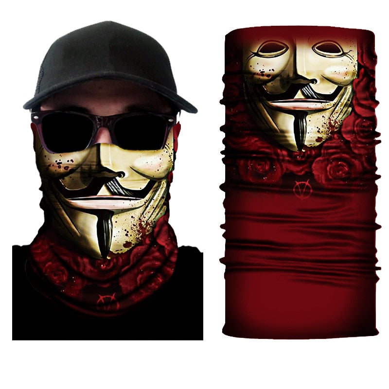 Outdoor Sports Seamless Bandanas Neck Gaiter Buffs Face Shield Motorcycle Cycling Balaclava Headband Mask Hiking Fishing Scarf