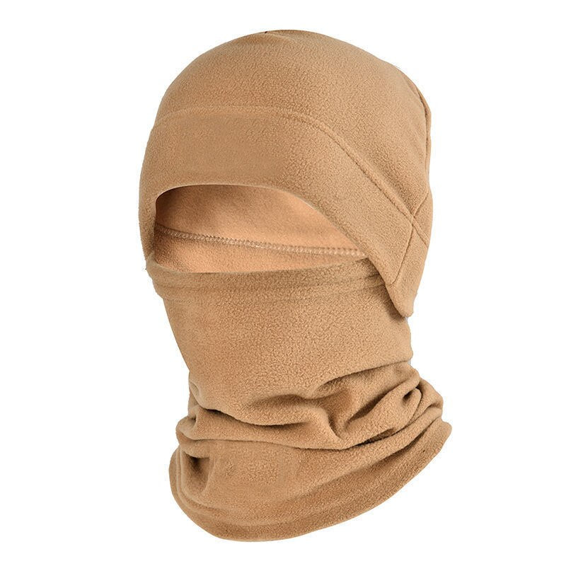 Winter Polar Coral Fleece Balaclava Men Face Mask Neck Warmer Beanies Thermal Head Cover Tactical Military Sports Scarf Ski Caps