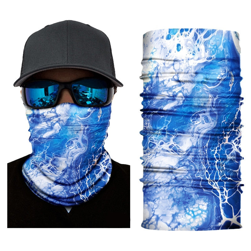 Outdoor Bandana Man Seamless Balaclava Buffs Neck Warmer Cycling Motorcycle Scarf Windproof Sun Protection Fishing Face Mask