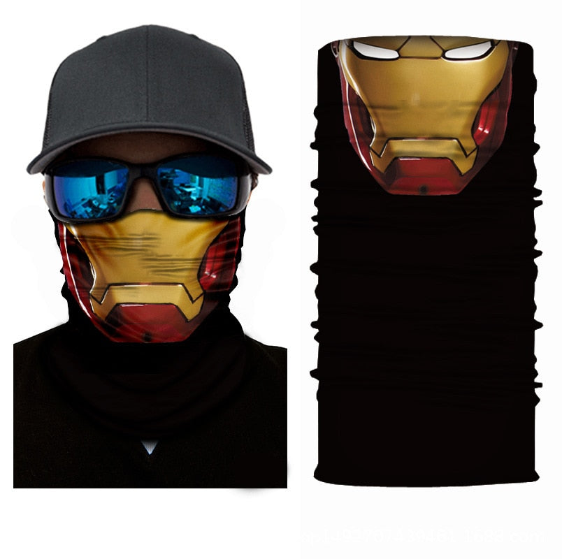 Outdoor Sports Seamless Bandanas Neck Gaiter Buffs Face Shield Motorcycle Cycling Balaclava Headband Mask Hiking Fishing Scarf