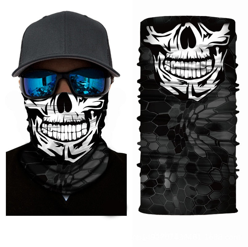 Outdoor Sports Seamless Bandanas Neck Gaiter Buffs Face Shield Motorcycle Cycling Balaclava Headband Mask Hiking Fishing Scarf
