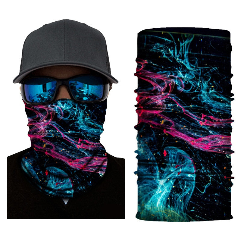 Outdoor Bandana Man Seamless Balaclava Buffs Neck Warmer Cycling Motorcycle Scarf Windproof Sun Protection Fishing Face Mask