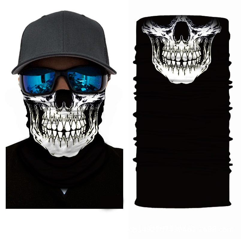 Outdoor Sports Seamless Bandanas Neck Gaiter Buffs Face Shield Motorcycle Cycling Balaclava Headband Mask Hiking Fishing Scarf