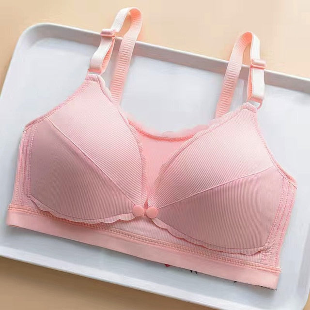 CXZD Breastfeeding Bras Maternity Nursing Bra for Feeding Nursing Underwear Clothes for Pregnant Women Wirefree Breathable Bra