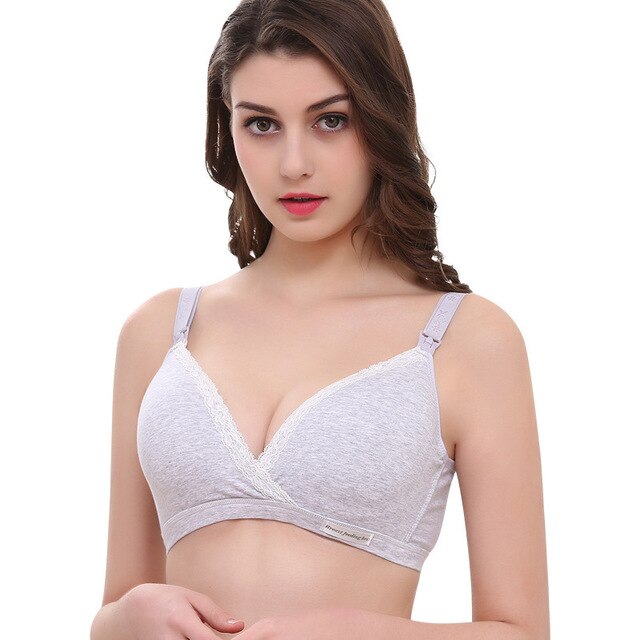 CXZD Breastfeeding Bras Maternity Nursing Bra for Feeding Nursing Underwear Clothes for Pregnant Women Wirefree Breathable Bra