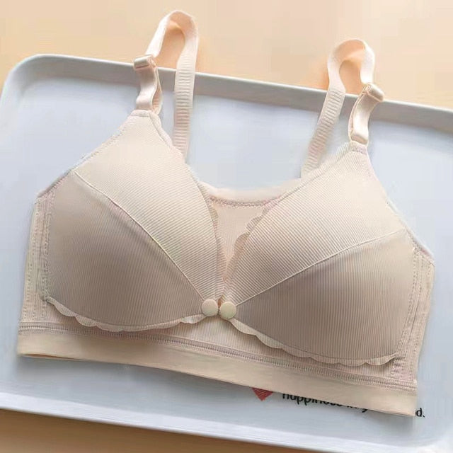 CXZD Breastfeeding Bras Maternity Nursing Bra for Feeding Nursing Underwear Clothes for Pregnant Women Wirefree Breathable Bra