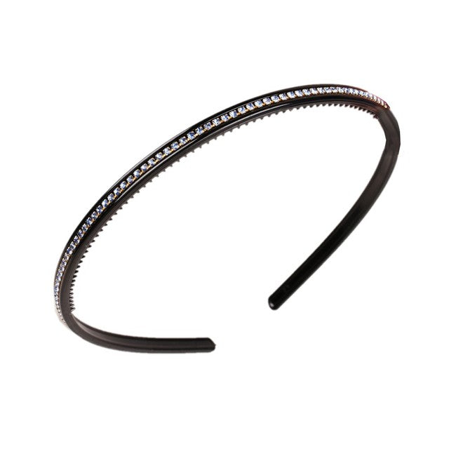 Fashion Pearl Non-Slip Rhinestone Hairbands Elastic Flower Women Hair Hoop Bands Headband Bezel Girls Hair Accessories Headdress