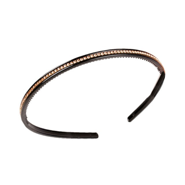 Fashion Pearl Non-Slip Rhinestone Hairbands Elastic Flower Women Hair Hoop Bands Headband Bezel Girls Hair Accessories Headdress